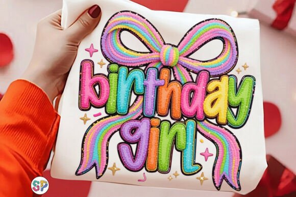 Download Faux Yarn Coquette Birthday Girl Bow PNG - Premium Resources