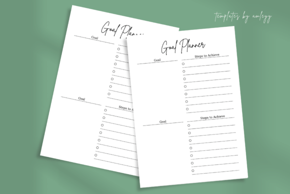 Download Minimal Goal Planner Template | Canva - Minimal Collection