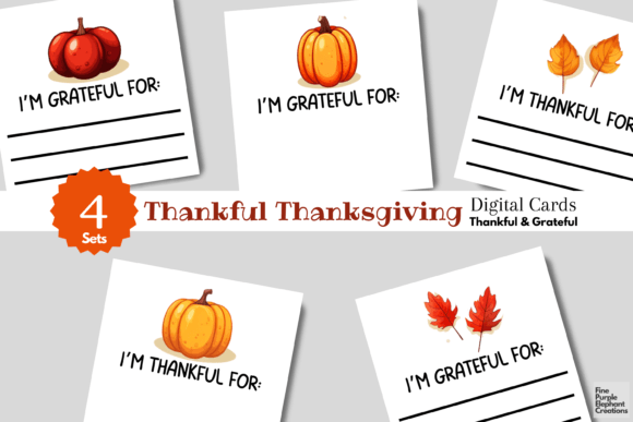 Download Printable Thanksgiving Thankful Cards - Premium Resources