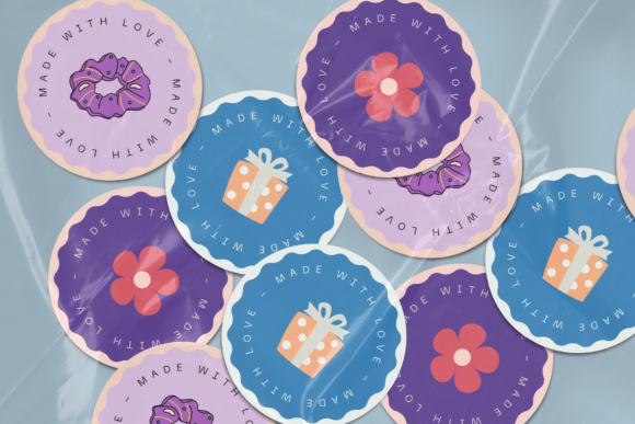 Download Minimal Made with Love Sticker Png Canva - Minimal Collection